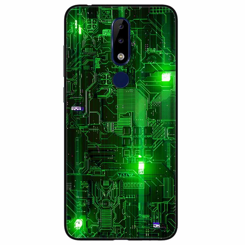 Для Nokia 5.1 Plus Чехол Мягкий Силикон Мультфильм Модный ТПУ Чехлы для Телефона для Nokia X5 Обложка 5.1Плюс Милый для NokiaX5 Защитный
