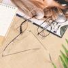 Flexible Portable Oversized Ultra Light Resin Metal Myopia Glasses Eyeglasses Vision Care Glasses