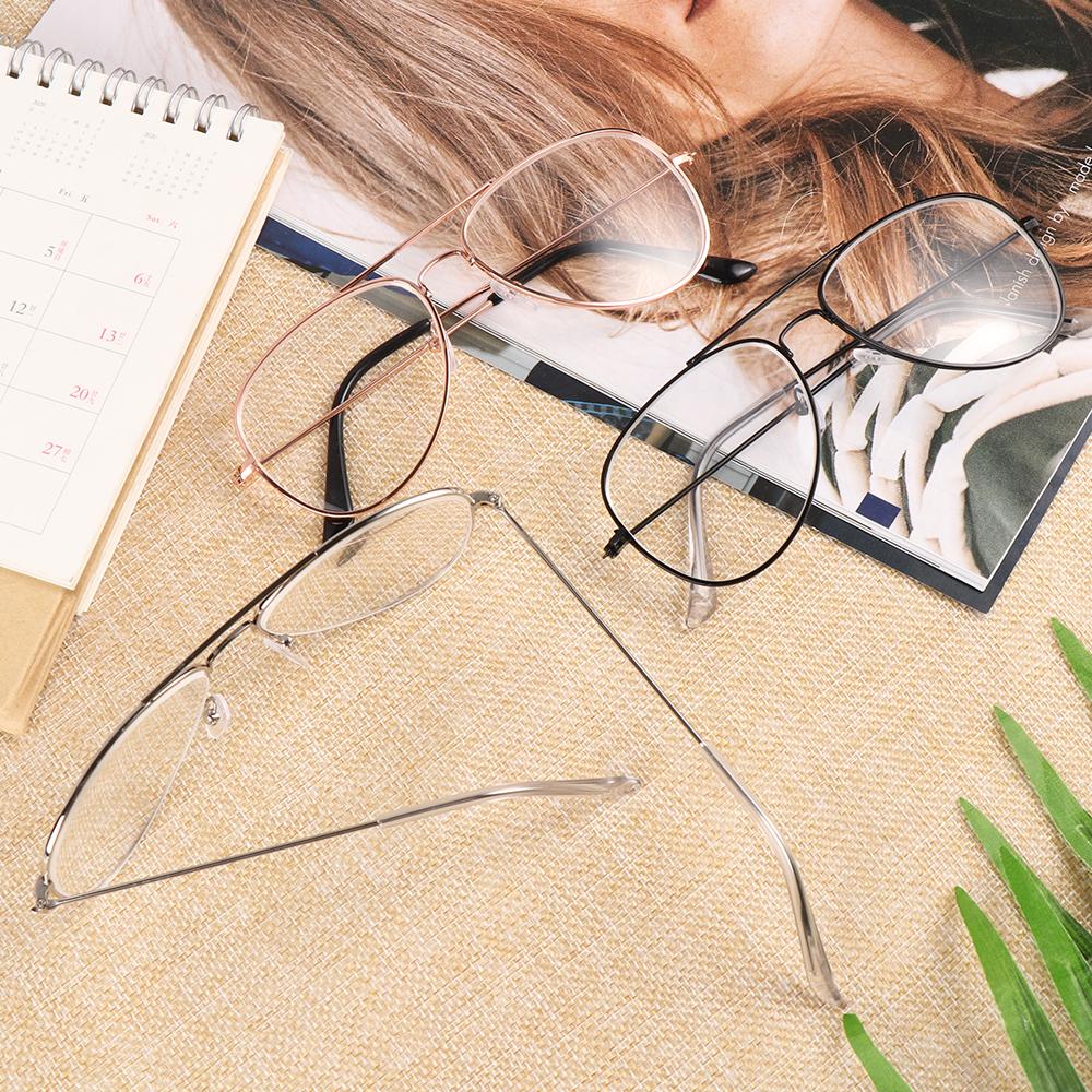 Flexible Portable Oversized Ultra Light Resin Metal Myopia Glasses Eyeglasses Vision Care Glasses