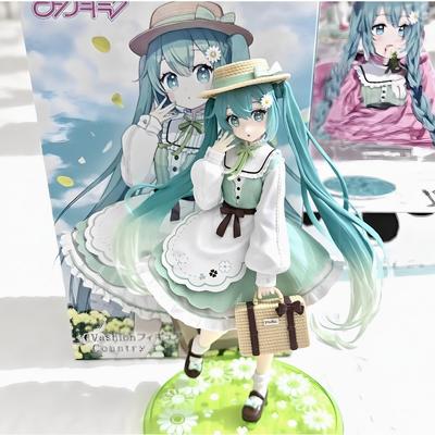 В наличии TAiTO Hatsune Miku Модная фигурка Версия Страны. ПВХ 18 см Аниме Экшн Фигурки Модель Коллекция Игрушка