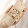 Mini Jewelry Storage Bags Microfiber Leather Necklace Packaging Pouch Earring Ring Organizer