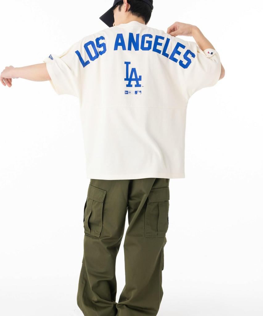 NEW ERA Drop Shoulder Tee Off White Royal White 15171182 NER35A2954 S/S