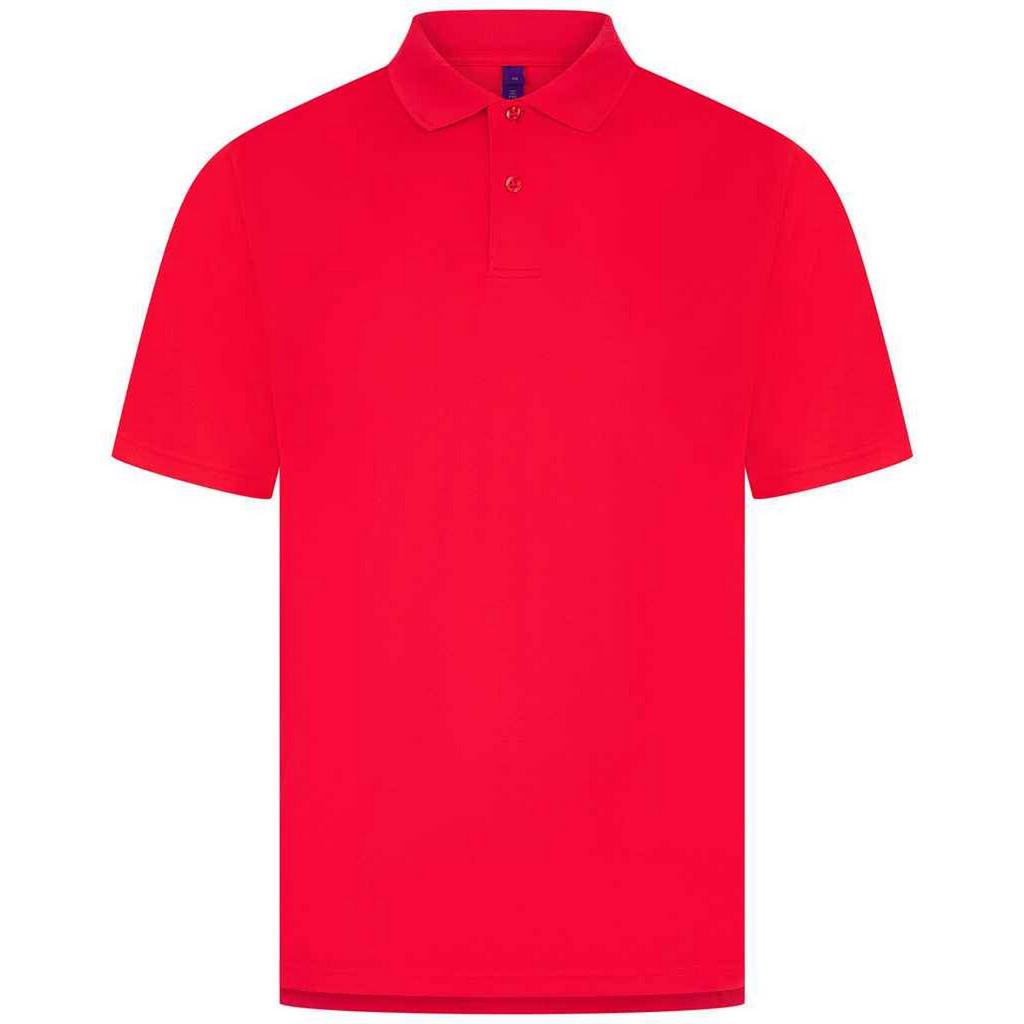 Henbury Мужская рубашка поло из пике