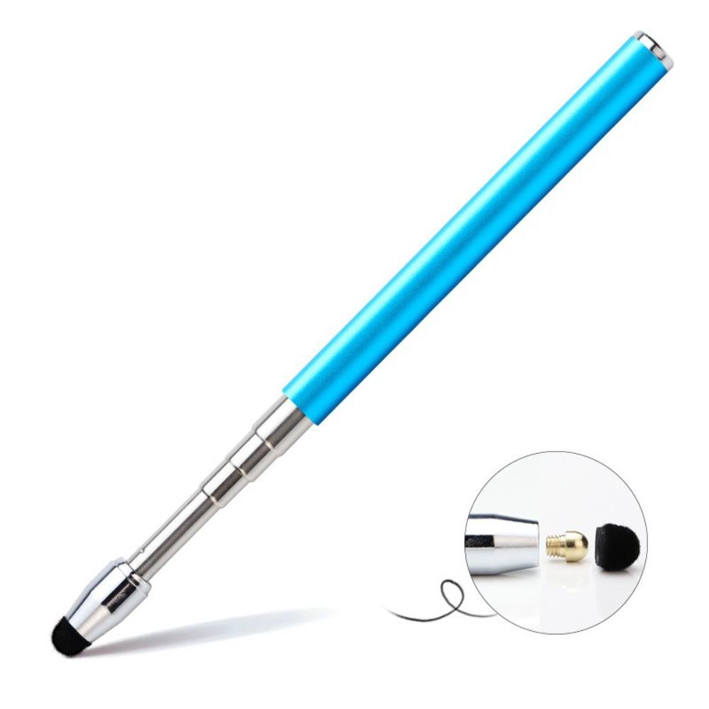 Stainless Steel Teaching Stick Retractable Handheld Presenter New Touch Screen Pen Teaching Tools