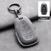 Leather Car Key Case Cover Protective Shell For Chevrolet Chevy Malibu Camaro Cruze Traverse Spark Equinox Sonic Volt Keychain