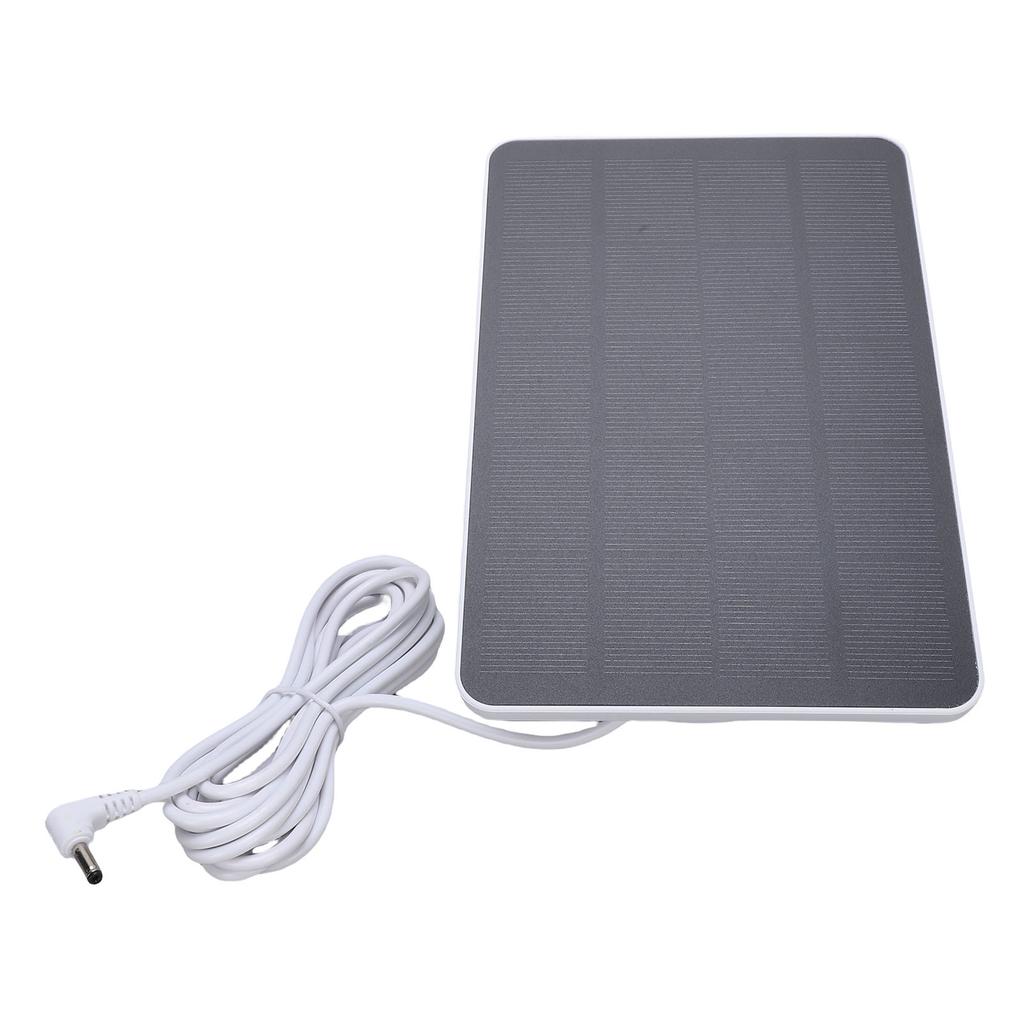 Security Camera Solar Panel Energy Saving High Effciency 4W Solar Panel Charger with Bracket for Outdoor Black