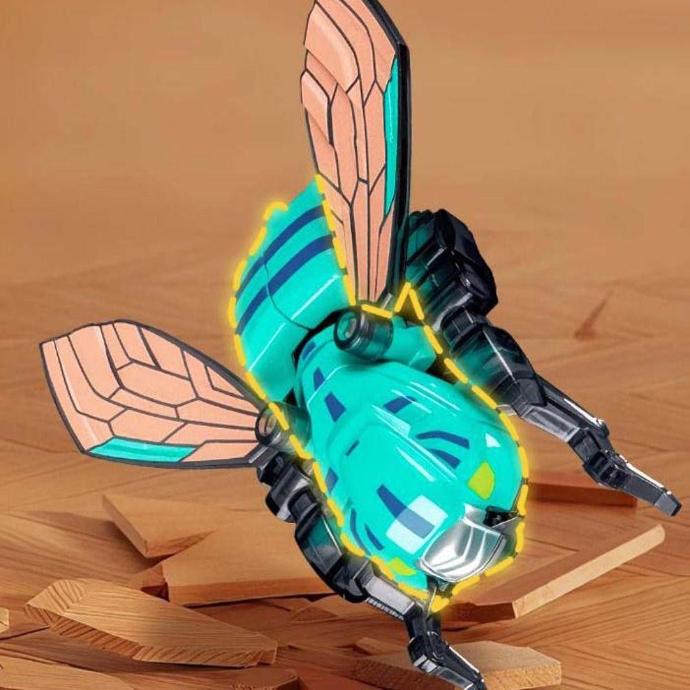 2-in-1 Design Insect Transformer Mecha Toy Double Combination Action Figure Children's Gift