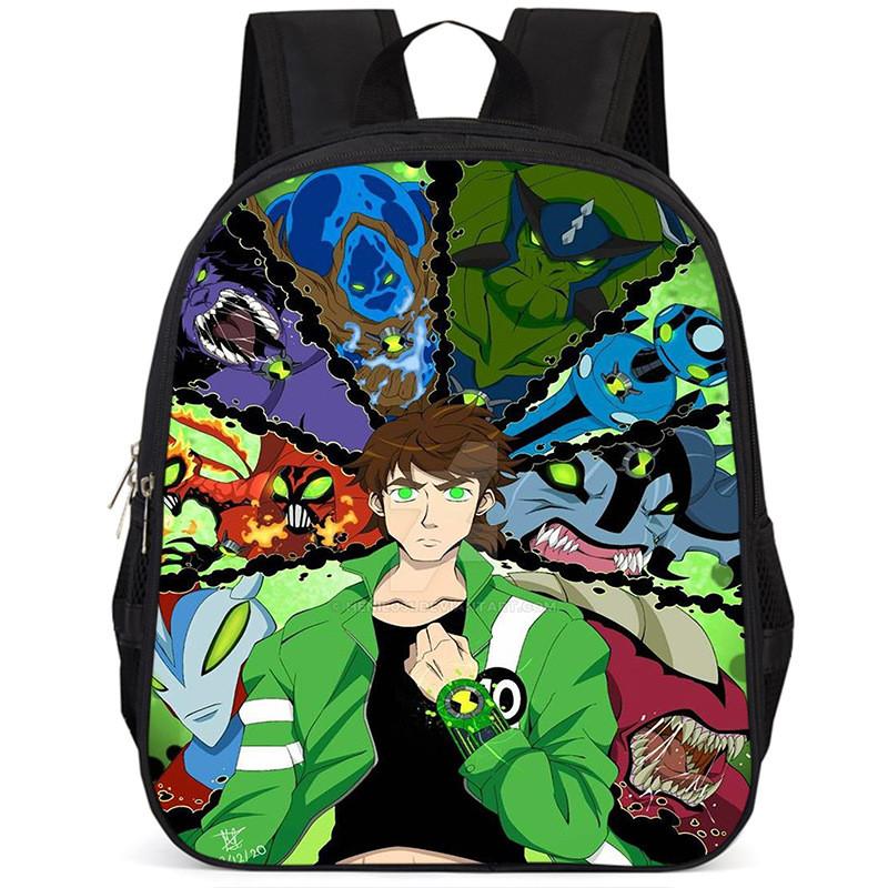 Школьный рюкзак Ben10, 15 дюймов, большой вместимости, легкий, из Оксфорда, для детей