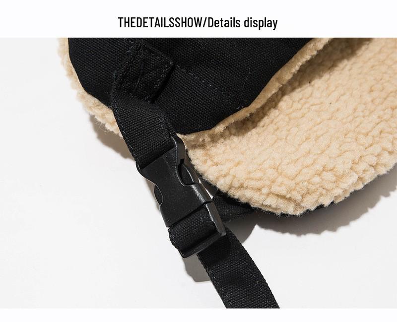 Зимняя шапка-авиатор Лей Фэн с защитой ушей для мужчин и женщин – теплая хлопковая мотоциклетная шапка в корейском стиле