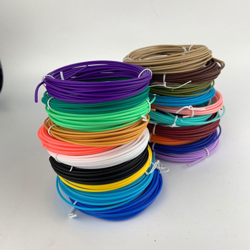 3D-печатная нить PLA 10/20 цветов Экологически чистые материалы для печати 3D-ручками 1,75 мм 100/200 метров.