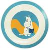 Yamaka Shoten MOOMIN Столовая посуда Пара тарелок с Мумином и 19 см Микроволновая печь Мумин Скандинавский День Свадьба Сделано в наборе «Полуцвет», Снусмумрик,