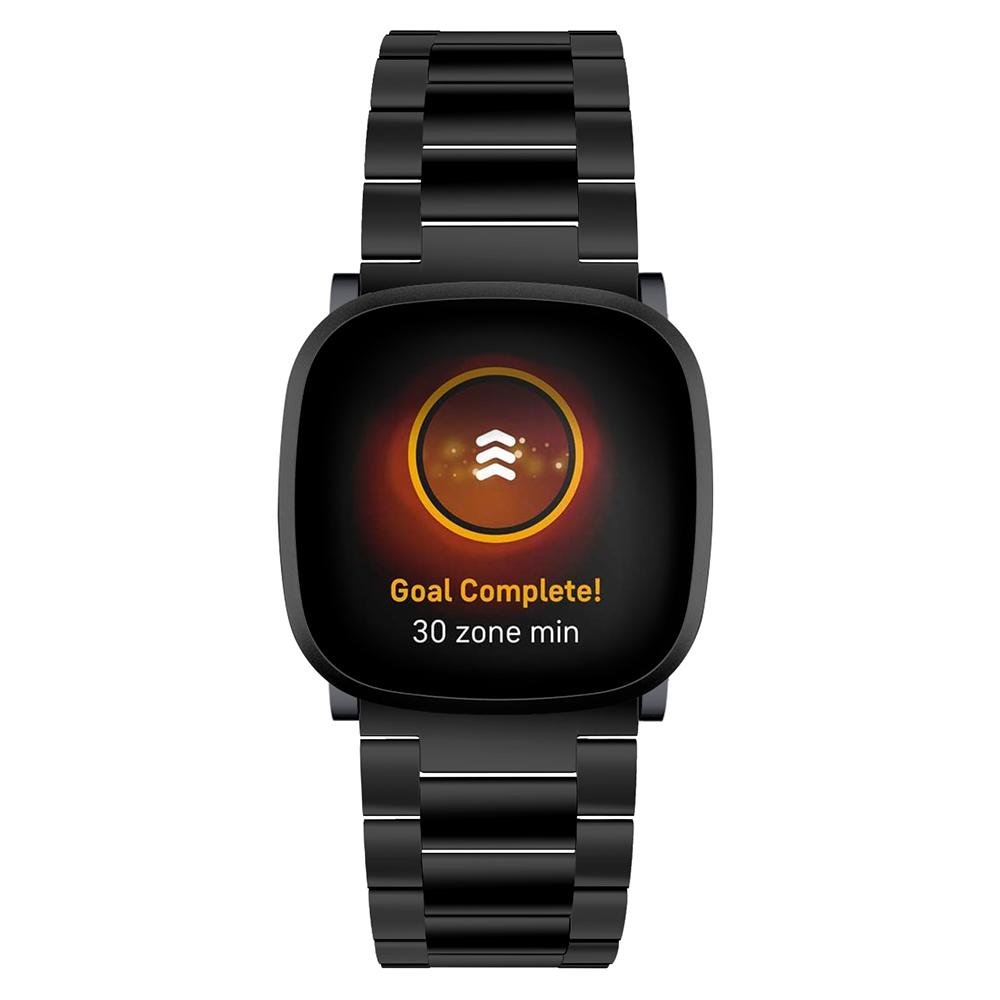 Для умных часов Fitbit Versa 4/Sense 2 Сменный ремешок 3 бусины Нержавеющая сталь Наручный ремешок