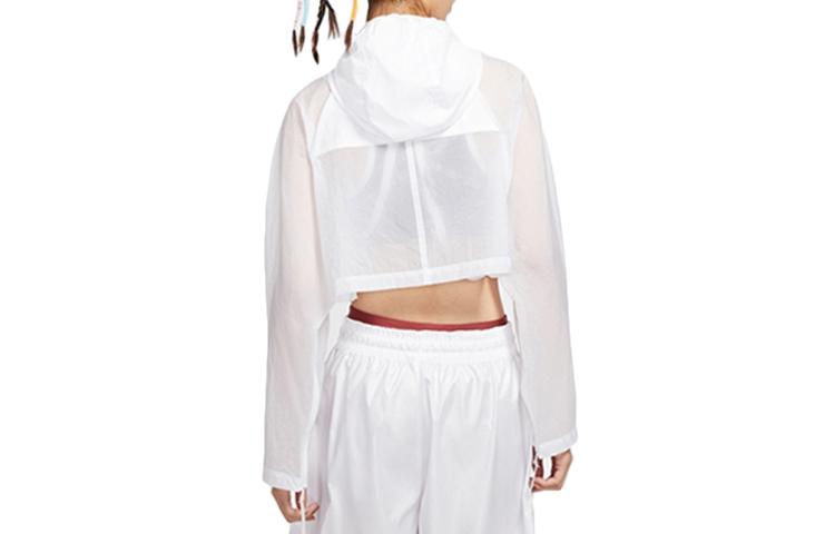 Nike Куртки Женские Белые С Капюшоном Тонкие Другое CT0765-100