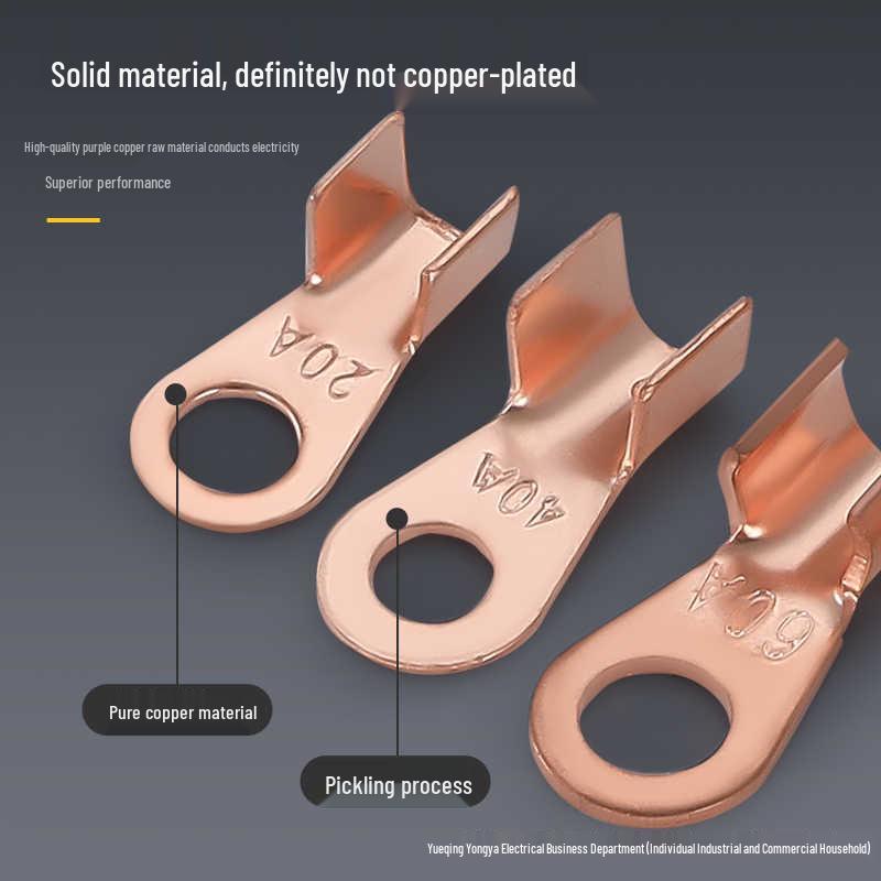 OT Клеммный соединитель с открытым наконечником из чистой меди 1000А - Луженая медная проволока