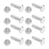 100 Pairs M2 Rivet Set Stainless Steel Flat Round Hex Socket Head Stud Set for Construction Woodworking 3 X 11 X 6mm