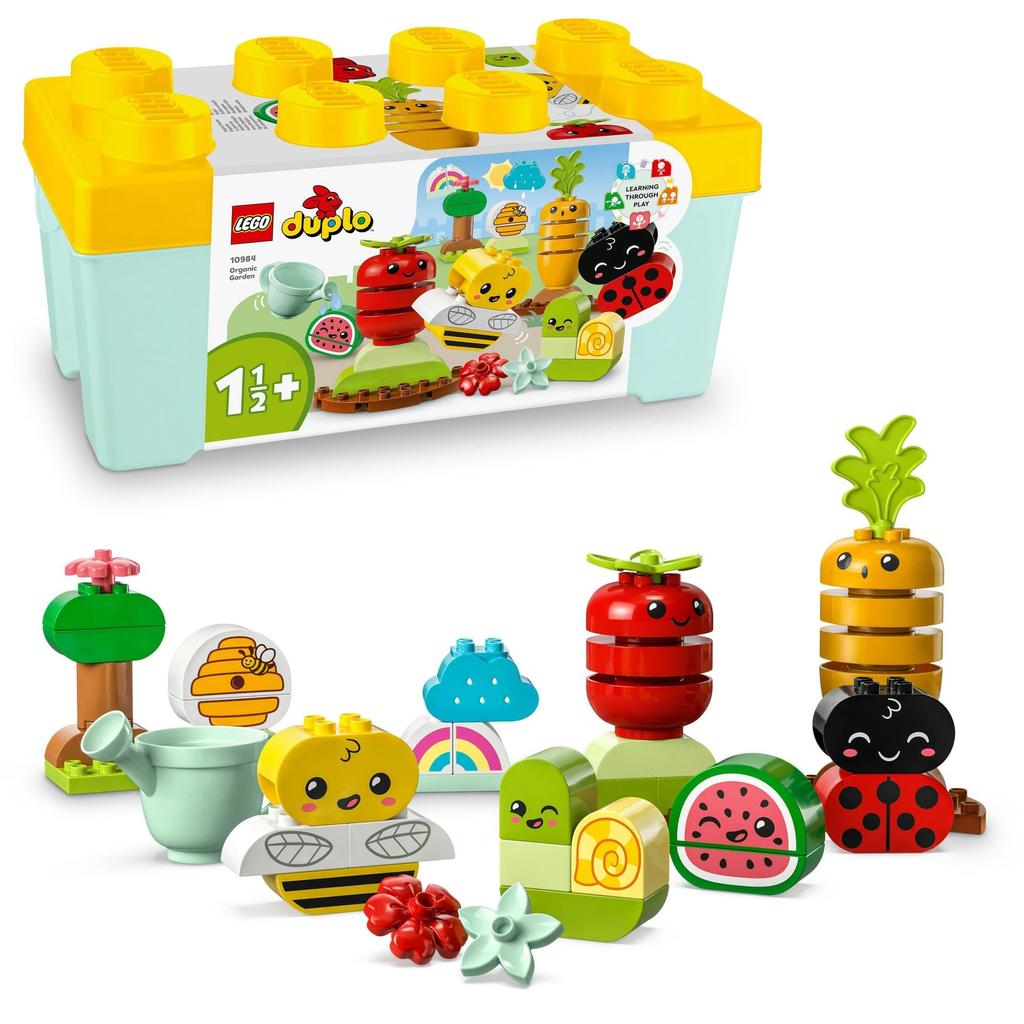 LEGO Duplo First Duplo Vegetable Farm Toy Present Birthday Block Educational Christmas Boys Girls Children 1 and a Half Years Old 2 Years Old 3 Years