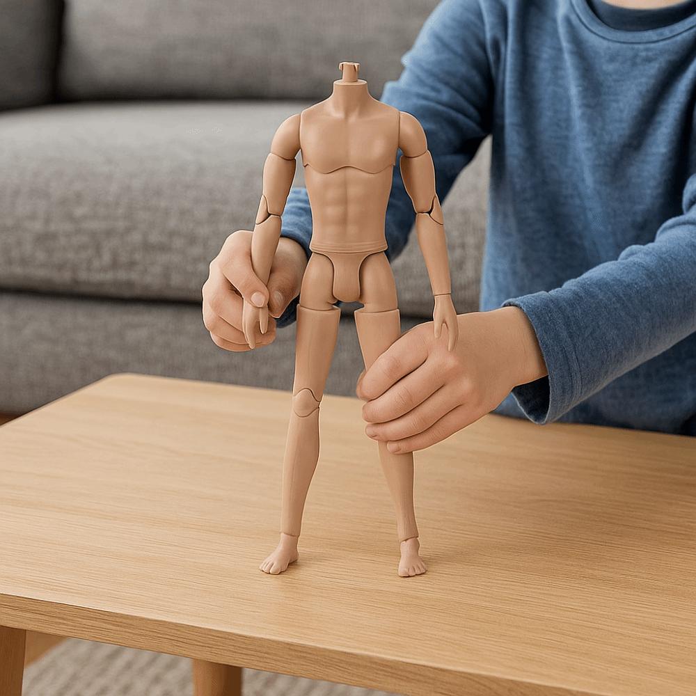 26cm Height Male Model Strong Man Action Figure Body Doll's Accessories 1/6 Action Figure DIY Toy