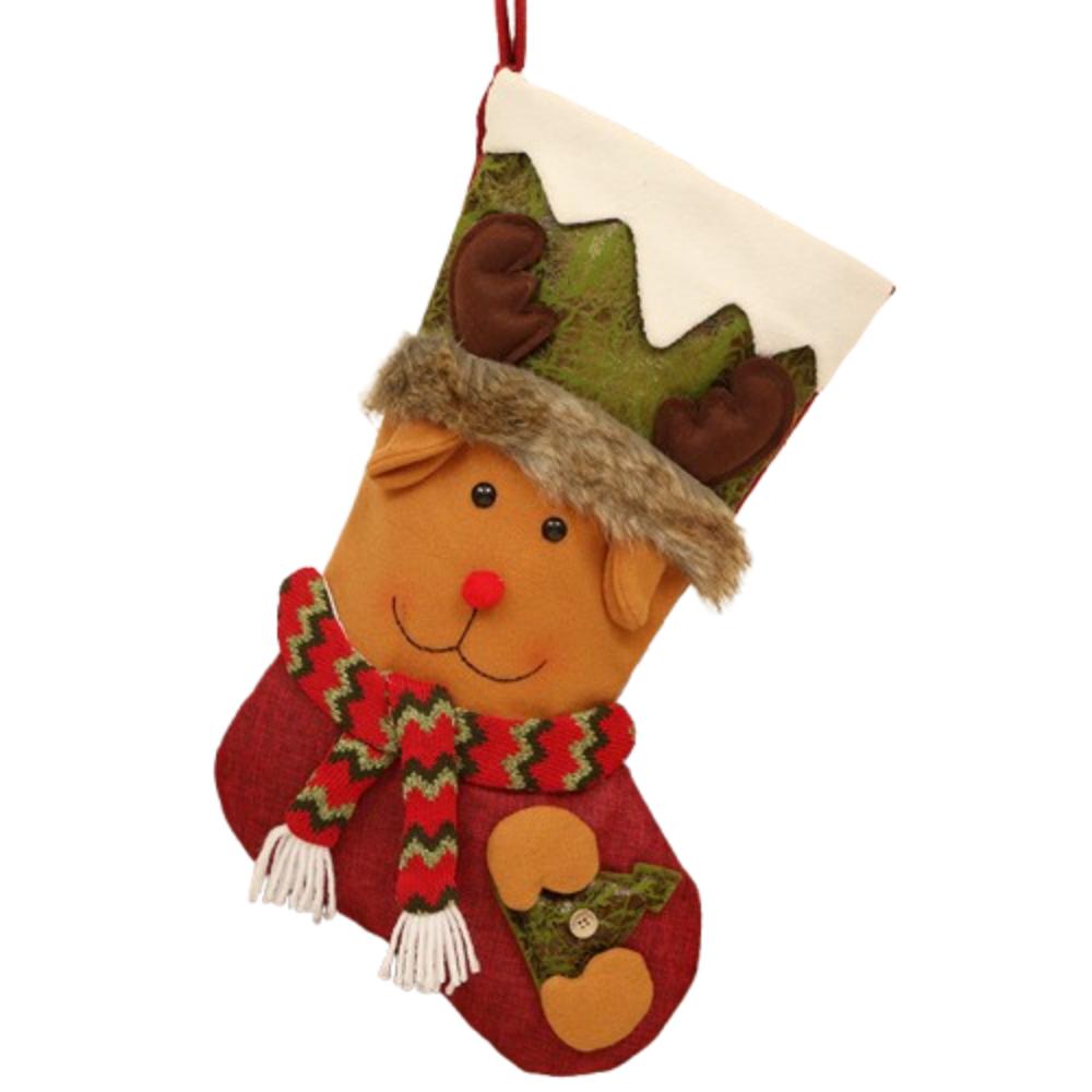 Cartoon Christmas Socks 3D Christmas Tree Ornaments  Christmas Festival Gifts