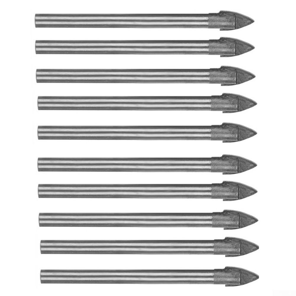 10 шт., сверло 6 мм, аксессуары для электроинструментов, карбид вольфрама