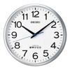Настенные часы Seiko, Офисный тип, Радиоуправляемые, Seiko Nextime, Серебристый металлик, Диаметр 350 x 48 мм, ZS253S