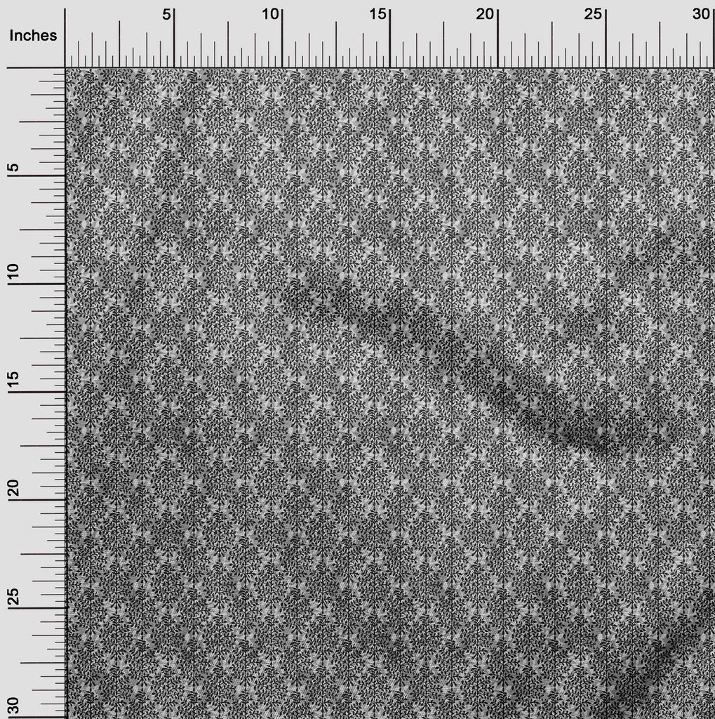 oneOone Cotton Flex Gray Fabric Asian Dabu Print Sewing Fabric By The Yard Printed Diy Clothing Sewing Supplies 40 Inch