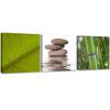 Set of Three Pictures Canvas Print Nature Zen