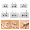 10pcs Wall Mounted Pipe Clips Corrosion Resistant Designs Pipe Clamps Pipe Holders Pipe Brackets for Easy Installation