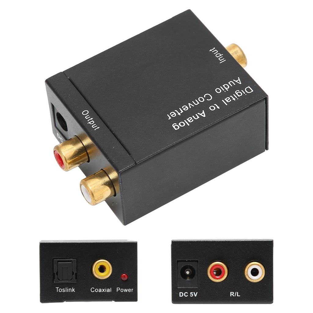 O Цифровой коаксиальный оптический преобразователь в аналоговый адаптер сигнала RL