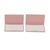 2pcs Magnetic Needle Case Pink Rectangle Shape Plastic Magnet Portable Sewing Pin Holder for Metal