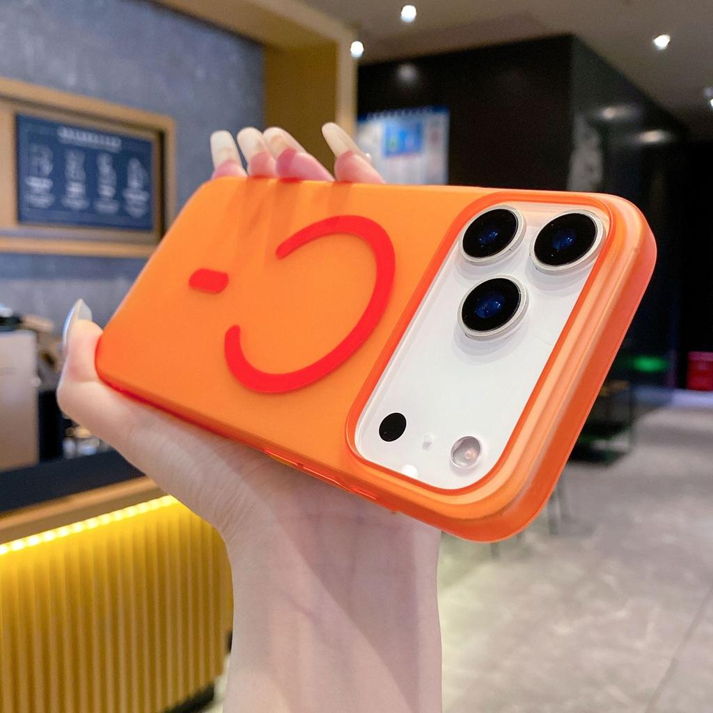 Подходит для IPhone17promax Чехол для телефона с магнитной присоской Ice Fog Матовый Apple 16 Премиальный Ультратонкий 15 Защитный чехол