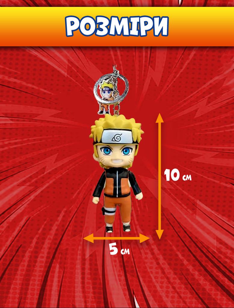 Наруто Naruto силиконовый брелок Мультяшный брелок аниме держатель для ключей 5см