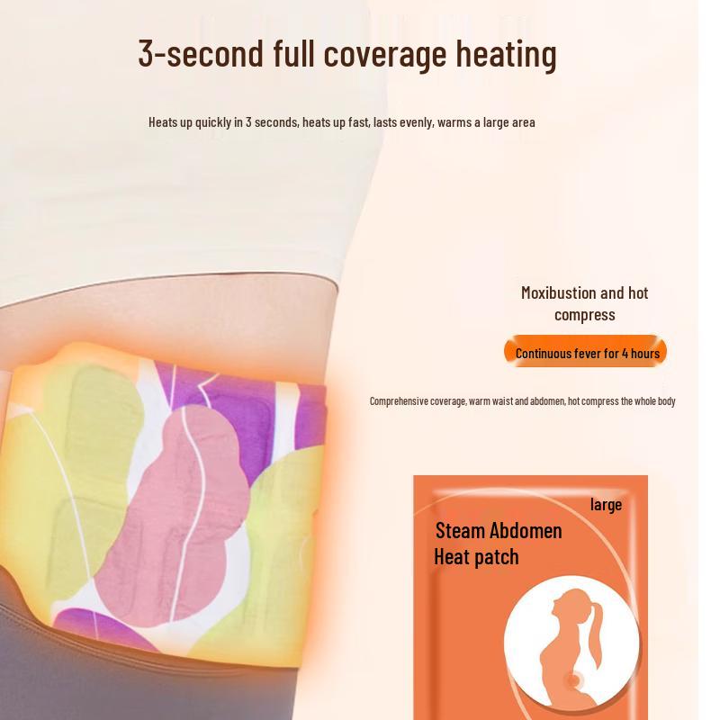 Large Steam Warm Waist Heating Patches