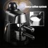 Espresso Coffee Machine 5 Bar 2-4 Cup 240ml Capacity 800W Espresso Maker with Steam Milk Frother