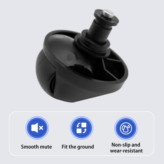 Запасные части для переднего колеса пылесоса, установка Snap-On, тихая работа, вращающееся на 360 градусов колесо для Dreame L10Pro/L10plus 1T X10 X20 X30