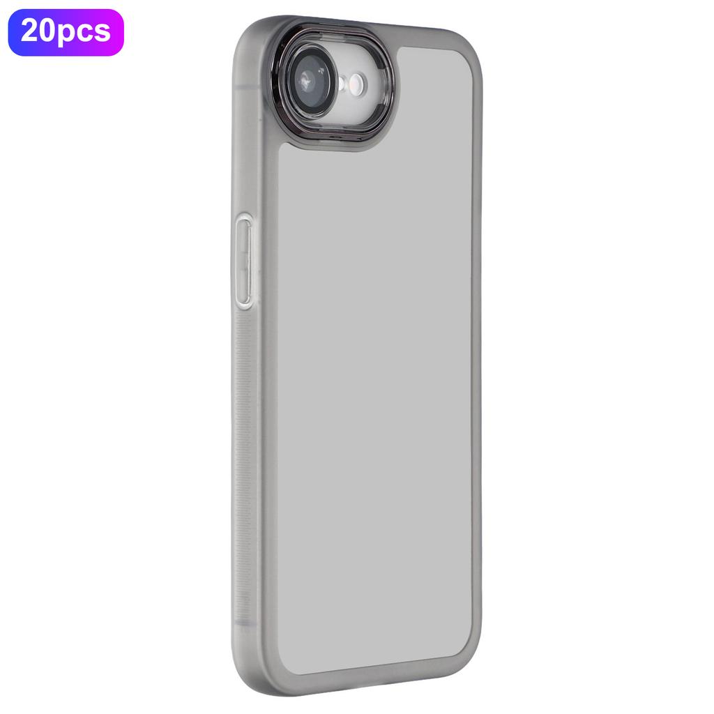 Bulk Purchasing 20Pcs For iPhone 16e Case Electroplated Camera Frame TPU Phone Cover Precise Cutouts