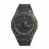 Мужские часы с ЖК-дисплеем и аналоговым двойным дисплеем Серия Black GA-2100-1A1(Watch3--)