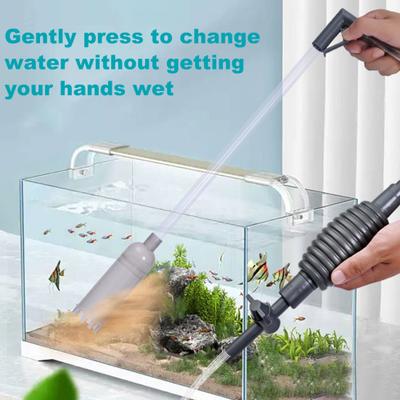 Очиститель аквариума и устройство для смены воды в аквариуме, ручной насос, сифон, пылесос, комплект для небольших аквариумов, очистка гравия и песка