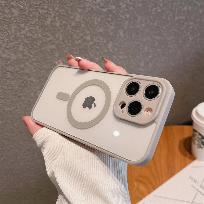 Роскошный магнитный беспроводной зарядный чехол Magsafe для iPhone 16 15 14 13 12 11 Pro X XR XS Max 7 8 Plus SE противоударный мягкий бампер