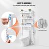 Over the Toilet Storage 3-Tier Bathroom Shelf Rack Space Saver Organizer