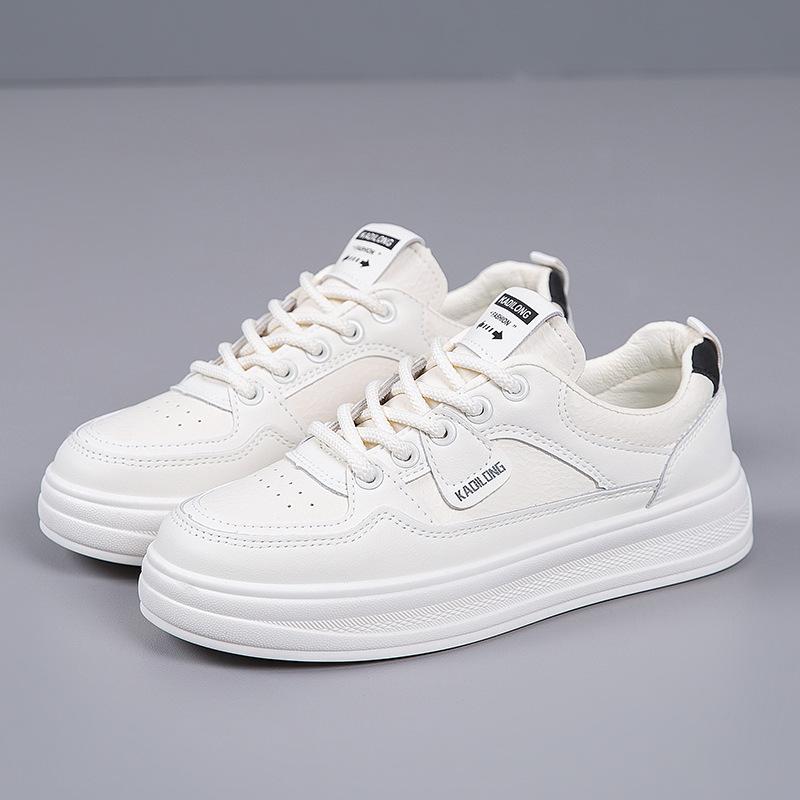 [Кастомизация] Весенне-осенние нескользящие универсальные кеды студенческие корейская версия на мягкой подошве маленькие белые туфли модные и продвинутые женские