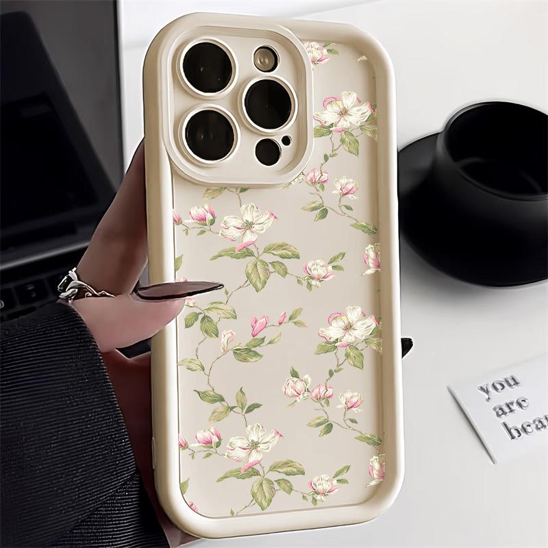 Чехол-органайзер Dark Floral Meadow для телефона iPhone 17 16 15 14 13 12 11 Серии Pro Max Plus Двухслойная защита