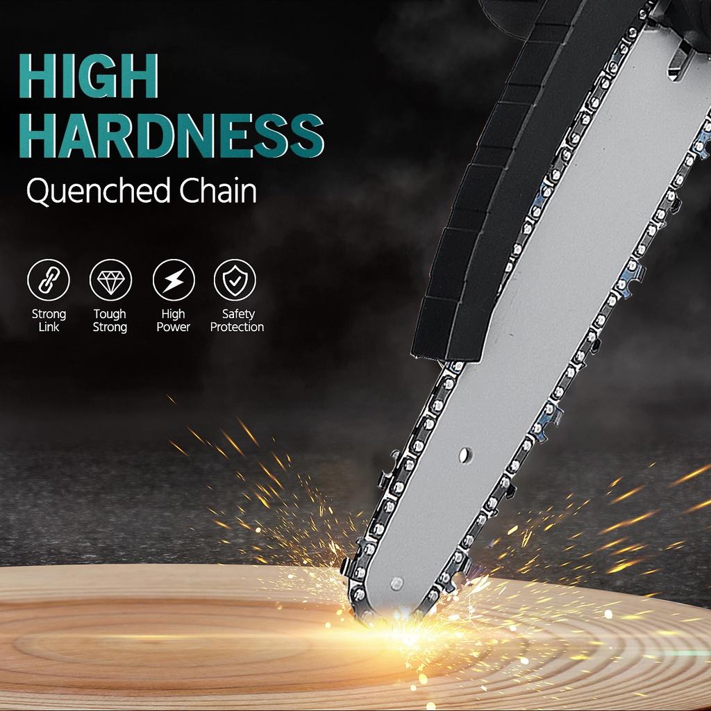 288VF 8-дюймовая мини-электрическая цепная пила, бензопила с 2 батареями, деревообрабатывающая обрезка, одноручный садовый инструмент, резак по дереву