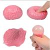 Mini Brain Squishy Squeeze Ball Funny Brain Balls Stress Relief Toy for Teens Adults Party Favors Easter Halloween Birthday Gift