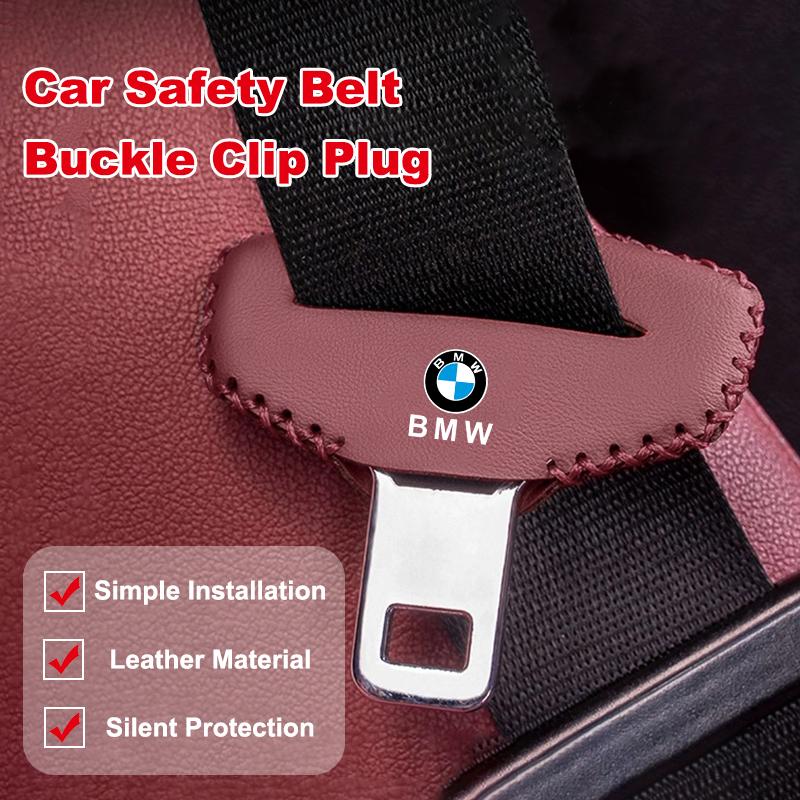 2pcs PU Car Seat Belt Buckle Cover Protector Sleeves For BMW X3 X5 X4 X6 X7 G30 G20 G32 G11 G12 F40 F30 F20 F10 F34 F07 E92 E93 UD8