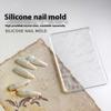 Французское кружево Силиконовая форма для нейл-арта DIY Красота Простая линия Многоразовый Инструмент ручной работы для украшения ногтей Штамп