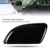Black Car Left Rearview Mirror Housing Shell Cover Gloss Black Decor Cap