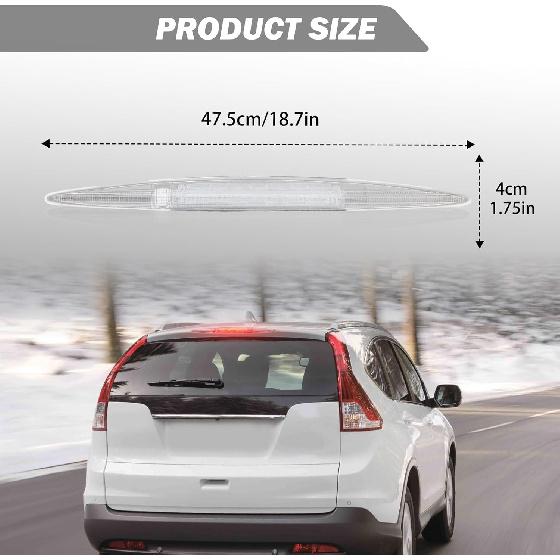 3Rd Third Brake Light For Honda CRV CR-V 2012 2013 2014 2015 2016 LED High Mount Stop Light Brake Lights 3Rd Stop Lamp (White Shell)