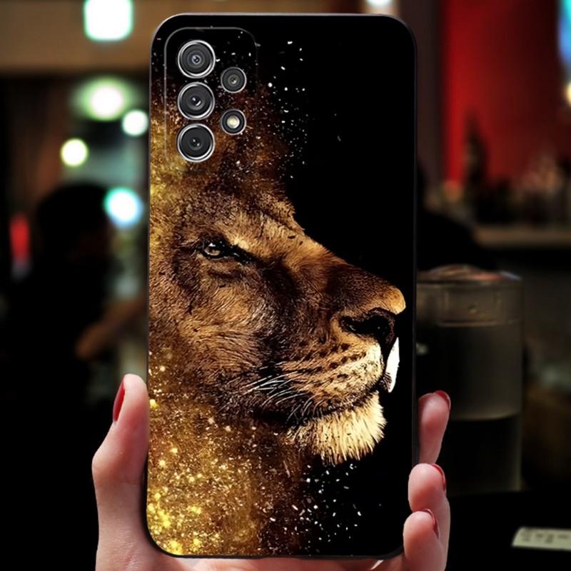 Чехол для телефона с изображением льва для Samsung Note Galaxy 8 9 20 10 Pro Plus Ultra M20 M31 M40 M10 J7 J6 Prime, задняя крышка