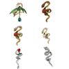Vintage Rose Snake Brooches Artistic Snake Brooch Charm For Women And Men A Perfect Addition To Any Ensembles