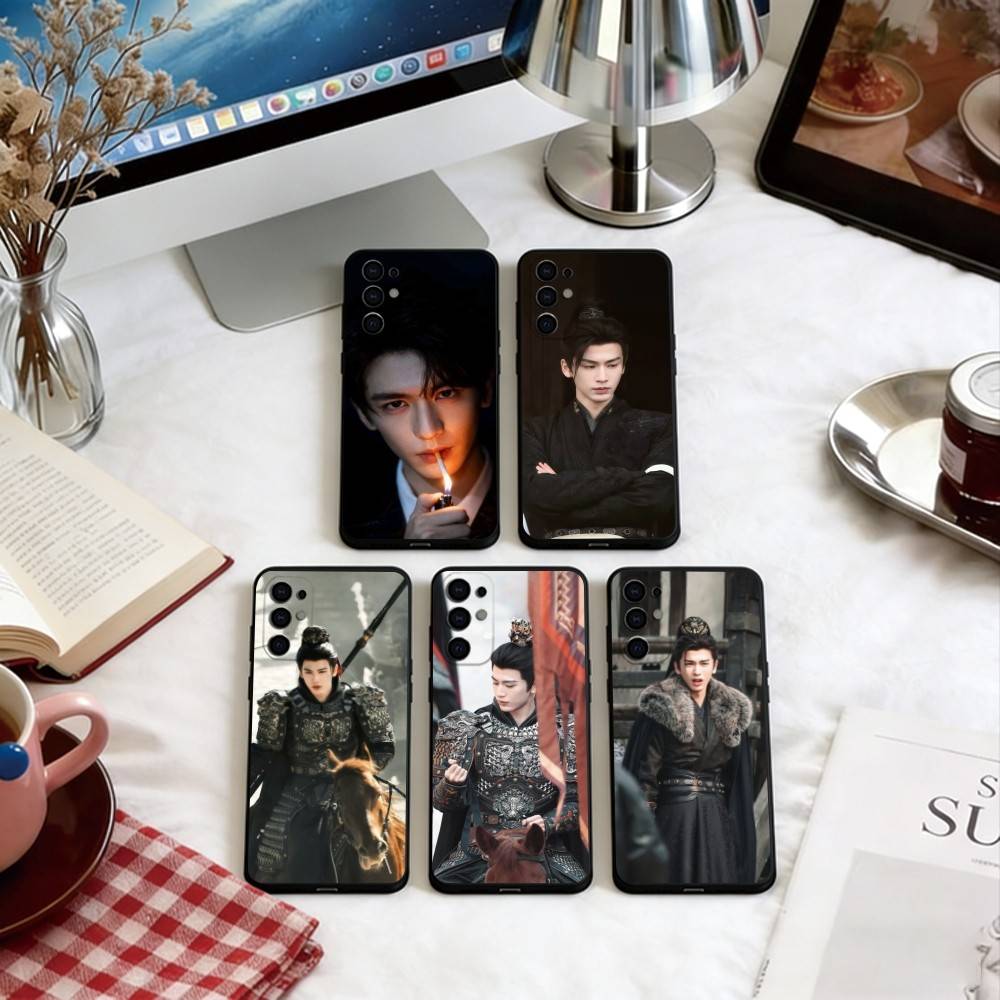 Чехол для телефона Чжан Линхэ Черный Силиконовый Мягкий Для Samsung S25,S24,S21,S22,S23,S30,Ultra,S20,Plus,Fe,Lite